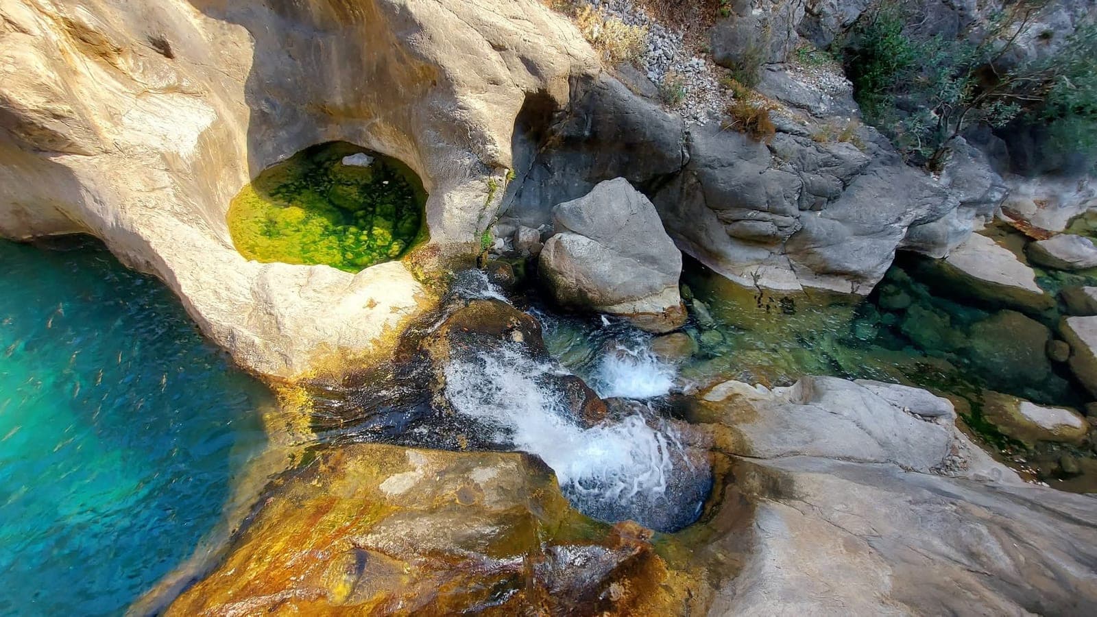 Sapadere Canyon: kaltes Wasser, eine Stunde vom Strand
