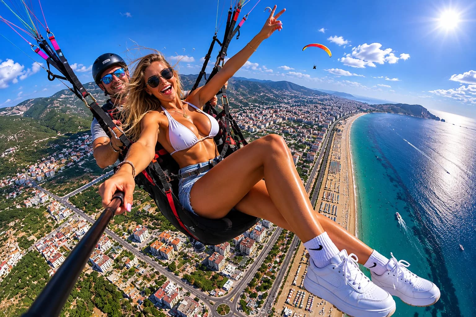 Alanya: Tandem Paragliding with Hotel Pickup