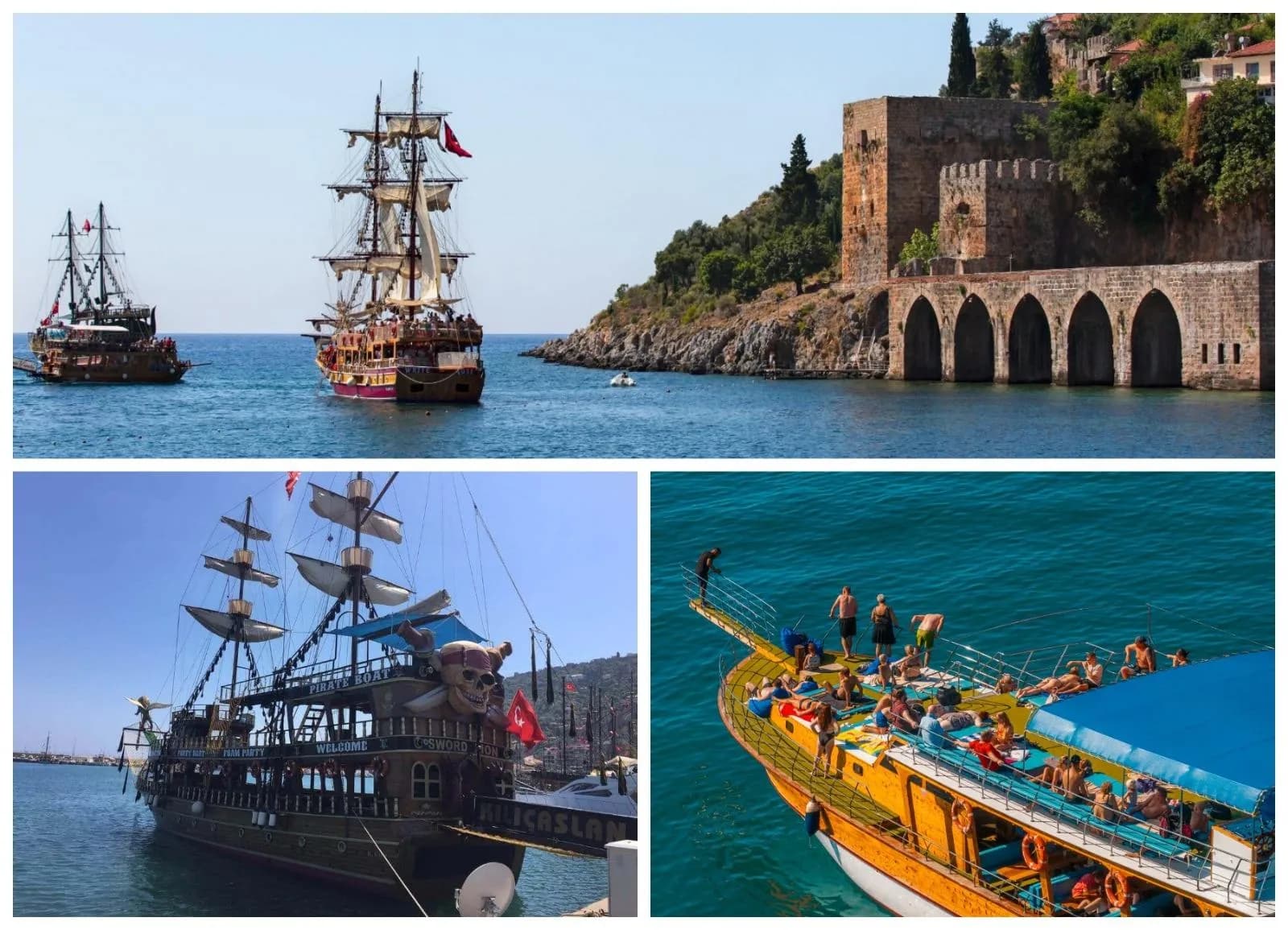 Alanya: 2 Concepts Boat Tour – Party or Relax Cruise